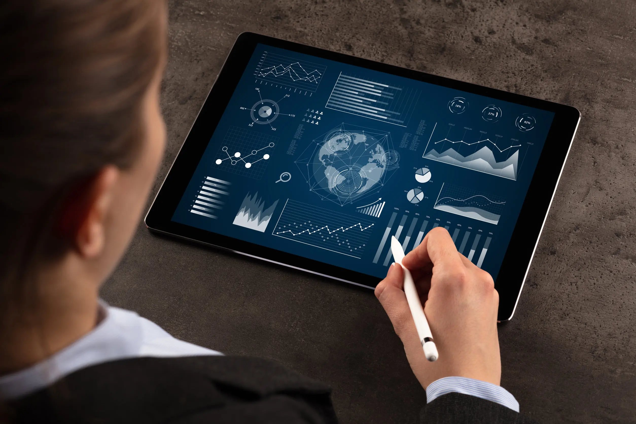 Restaurant management reporting software dashboard